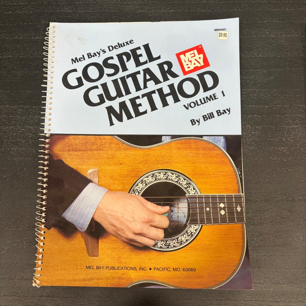 Mel Bay Gospel Guitar Method Vol 1 and Guitar Chords Instruction Book Lot - Picture 2 of 7